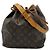 Noe Borsa a Spalla Louis Vuitton Monogram Petit Noé Marrone