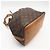 Noe Borsa a Spalla Louis Vuitton Monogram Petit Noé Marrone - vista 5