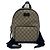 Kleiner Rucksack Gucci GG Supreme Canvas Braun