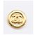 Orecchini a clip tondi Chanel Coco Mark D'oro - vista 5