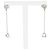 Orecchini Tiffany & Co. Elsa Peretti Diamond By the Yard Heart Argento - vista 2