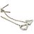 Orecchini Tiffany & Co. Elsa Peretti Diamond By the Yard Heart Argento - vista 6