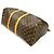 Borsa Boston Louis Vuitton Keepall 50 Marrone - vista 3