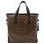 Borsa Tote Louis Vuitton Davis - Monogram Macassar Marrone Monogramma - vista 3
