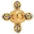 Spilla Vintage Chanel Coco Mark Oro D'oro