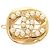Clip per capelli Chanel Coco Mark Gold D'oro