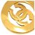 Collana Chanel Vintage Coco Mark Gripoix Metal D'oro - vista 5