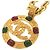 Collana Chanel Vintage Coco Mark Gripoix Metal D'oro - vista 6