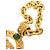 Collana Chanel Vintage Coco Mark Gripoix Metal D'oro - vista 7