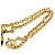 Collana Chanel Vintage Coco Mark Gripoix Metal D'oro - vista 8