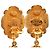 Timeless Orecchini a clip Chanel Vintage Gripoix Rosso D'oro - vista 3