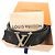 Louis Vuitton LV Initials Reversible Leather Black Belt Silvery - view 2