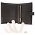 Edge Céline Celine Medium Strap Wallet aus schwarzem Leder - Ansicht 5