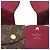 Cartera bi-fold Louis Vuitton Rosalie Monogram Castaño Fucsia Monograma - vista 9
