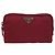 Beauty case rosso con logo Triangle Prada 1N0021 Roja