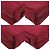 Beauty case rosso con logo Triangle Prada 1N0021 Roja - vista 4