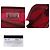 Beauty case rosso con logo Triangle Prada 1N0021 Roja - vista 7