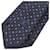 Cravatta in seta Louis Vuitton Monogram Gradient Dots Blu navy  - vista 4