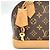 Borsa Louis Vuitton Alma BB Marrone - vista 9