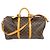 Borsa Boston Louis Vuitton Keepall 50 Bandoulière Marrone