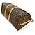 Borsa Boston Louis Vuitton Keepall 55 Bandoulière Marrone - vista 3