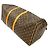 Borsa Boston Louis Vuitton Keepall 60 Marrone - vista 3