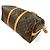 Borsa Boston Louis Vuitton Keepall 50 Bandoulière Marrone - vista 3