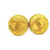Orecchini a clip rotondi Chanel Coco Mark D'oro