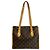 Borsa Tote Louis Vuitton Popincourt Au Marrone