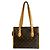 Borsa Tote Louis Vuitton Popincourt Au Marrone - vista 2