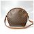 Céline Borsa a tracolla in pelle con motivo Macadam Celine Marrone - vista 2
