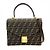 Borsa a Spalla Fendi Zucca Marrone