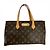 Borsa Louis Vuitton Wilshire PM Marrone