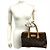 Borsa Louis Vuitton Wilshire PM Marrone - vista 10