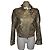 Hogan Lederjacke Gold Lamiert Golden