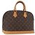 Louis Vuitton Vintage Alma Monogram Canvas PM Braun
