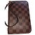 Louis Vuitton Pochette Damier Ebene Marrone