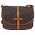 Louis Vuitton Saumur Monogram Canvas 30 Marrone - vista 2