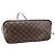 Bolso Tote Louis Vuitton Neverfull Damier MM Castaño - vista 2