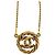 Collana in metallo dorato Chanel Vintage Coco Mark D'oro