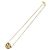 Collana in metallo dorato Chanel Vintage Coco Mark D'oro - vista 5