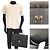 Valigetta in pelle nera Louis Vuitton Taiga Robusto 1 Nero - vista 7