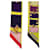 Hermès HERMES Twilly Camails Sciarpa in seta giallo multicolore  - vista 3