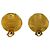 Chanel Vintage Lava Coco Mark Ohrringe vergoldet Golden - vista 3