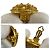 Chanel Vintage Lava Coco Mark Ohrringe vergoldet Golden - vista 6