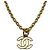 Collana Chanel Vintage Coco Mark placcata oro D'oro
