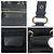 Bulgari Borsa a mano in pelle e tela nera Logomania Bvlgari Nero - vista 4