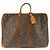 Borsa da Viaggio Boston Louis Vuitton Monogram Sirius 55 Marrone Monogramma