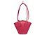 Bottega Veneta Basket Tote Leder Small Pink