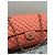 Borsa Chanel Classic Flap Medium Corallo in agnello - vista 3